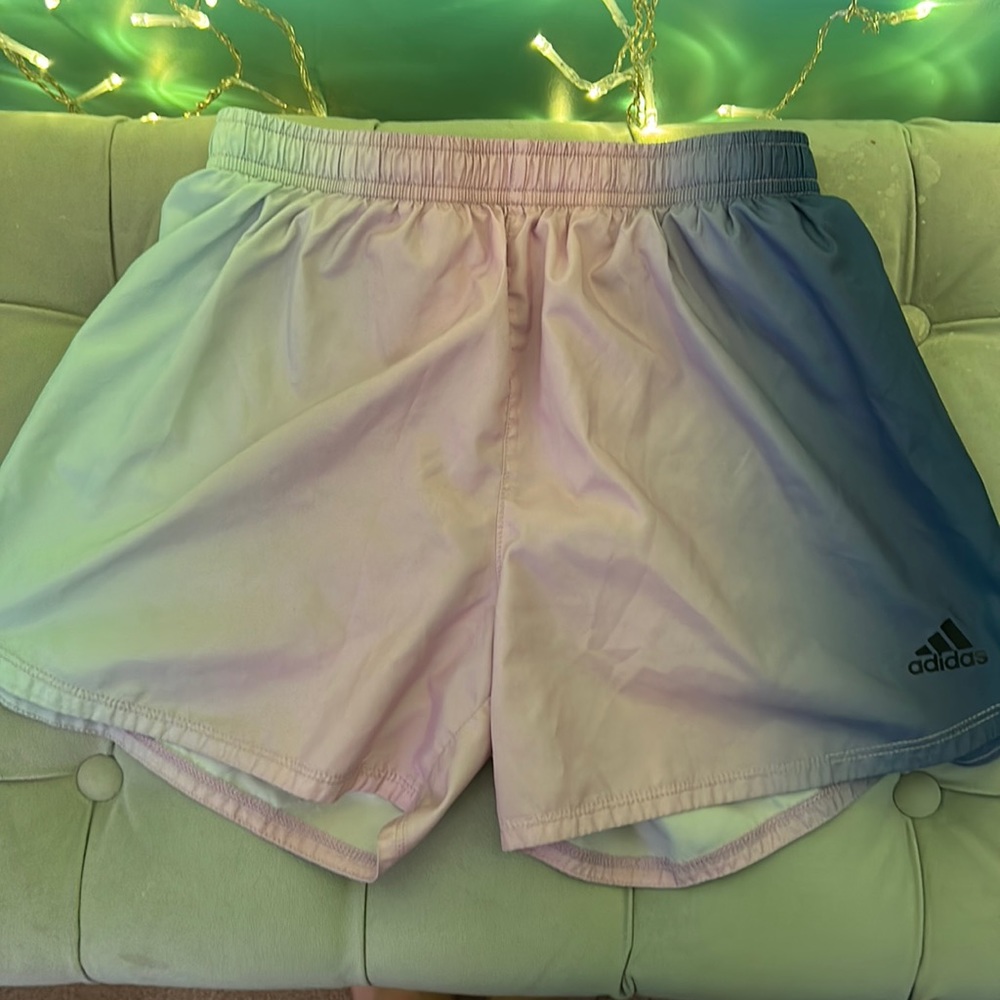 Adidas Ombré running shorts